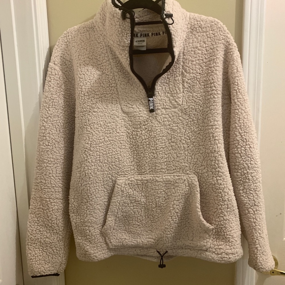 VS Pink sherpa Jacket